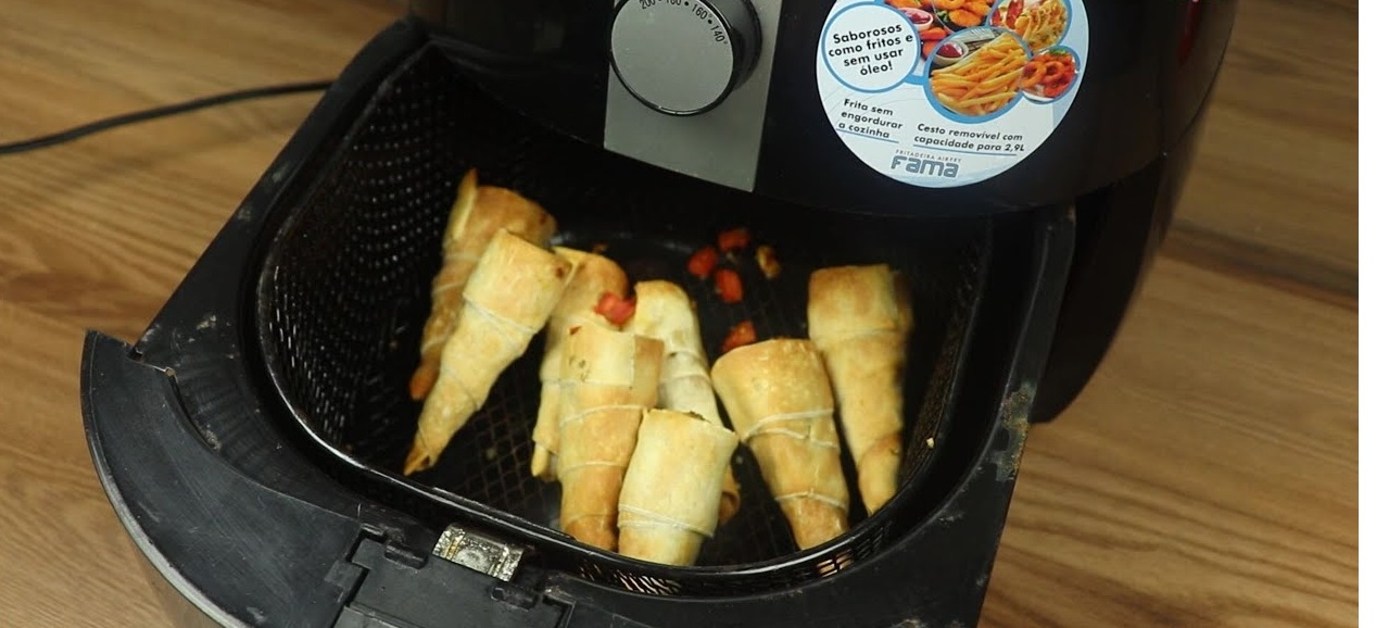 Receita de Pizza Cone na Air Fryer