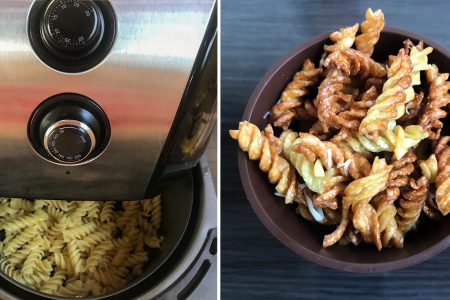 macarrao air fryer