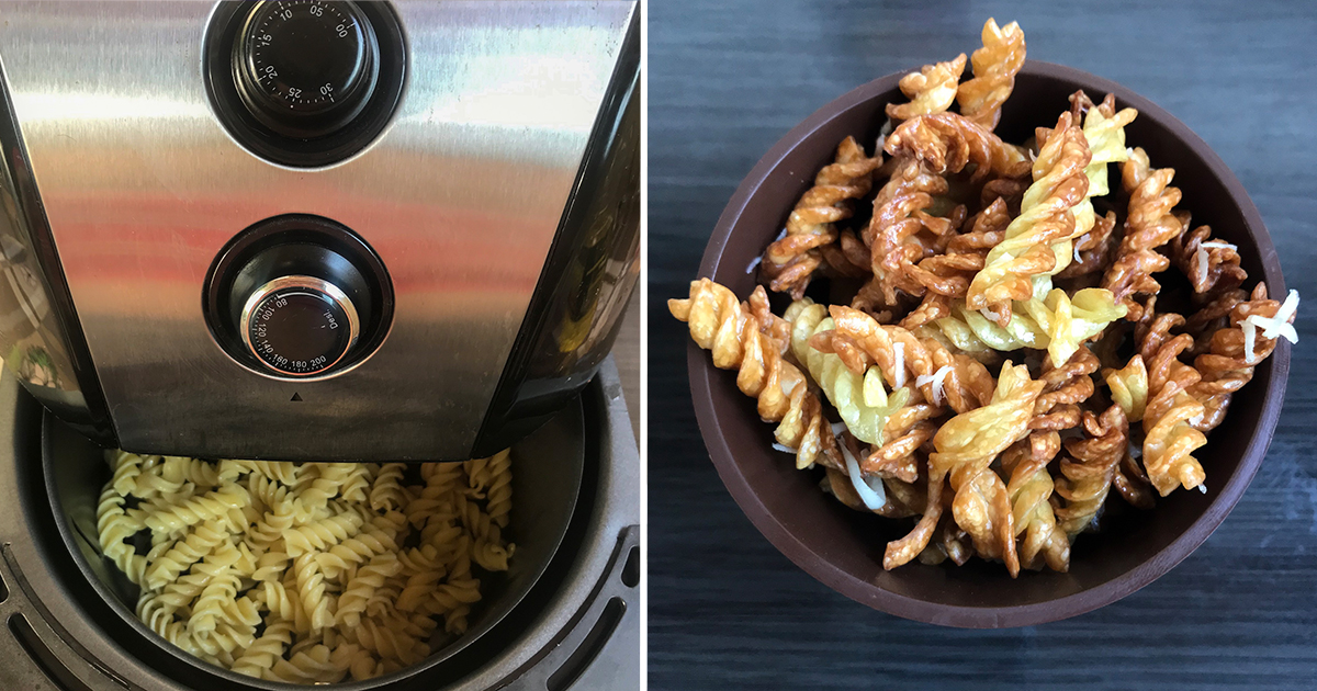 Como fazer Salgadinho de Macarrão na Air Fryer