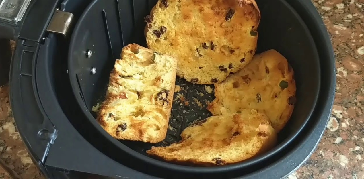 Receita de Panetone na Air Fryer