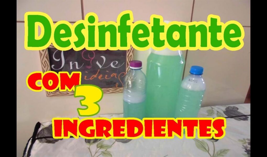 Receita de Desinfetante Caseiro - Apenas 3 ingredientes!!!