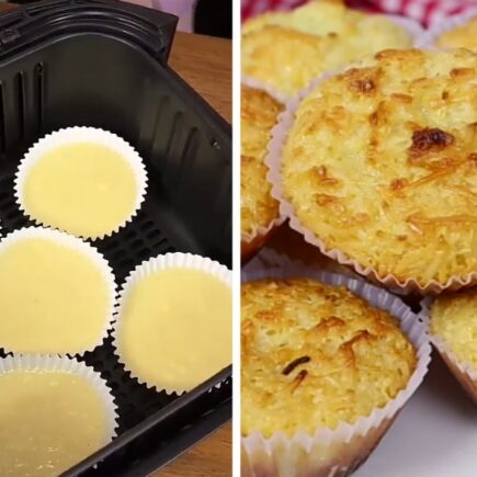 Receita de Queijadinha na Air Fryer