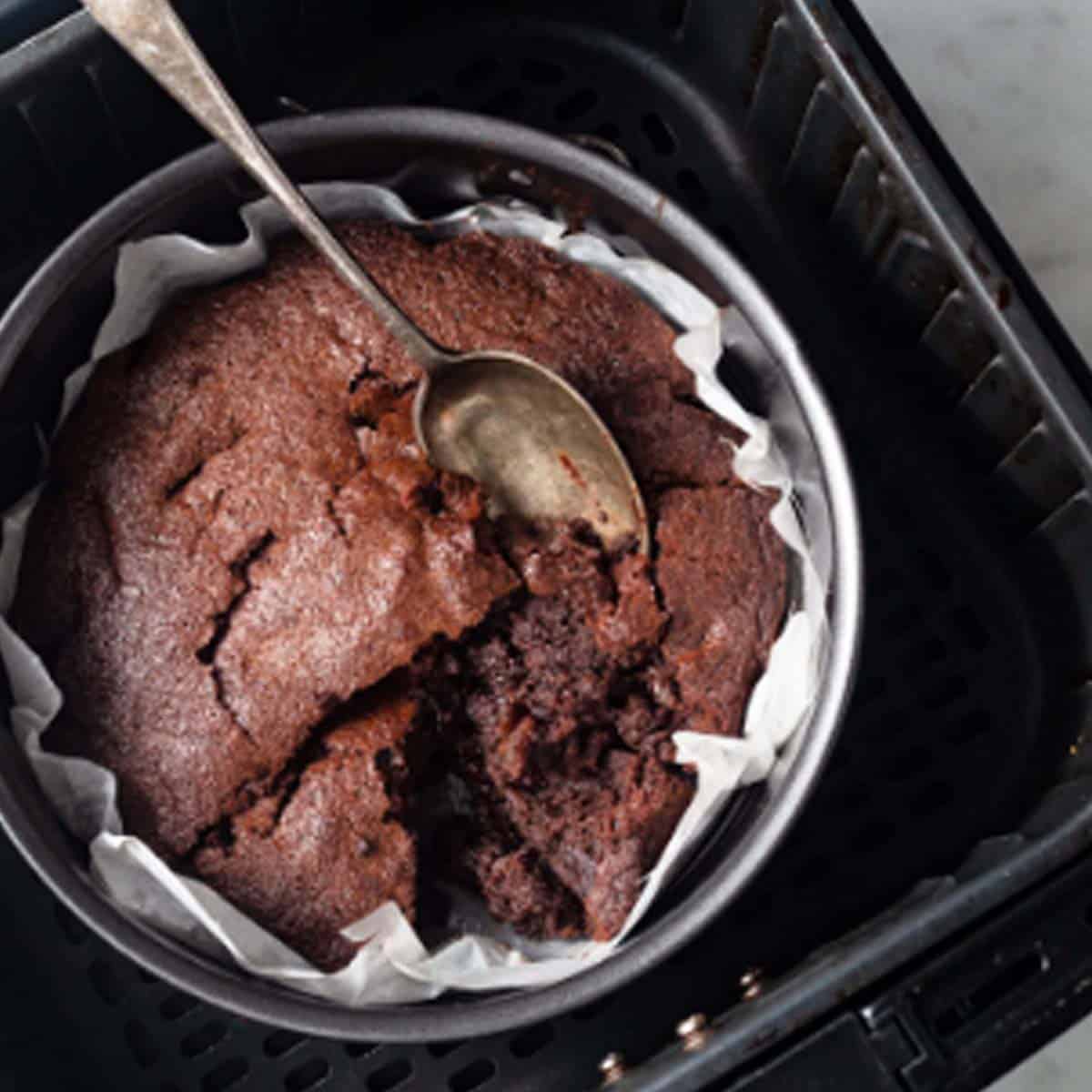 Receita de Brownie na Air Fryer