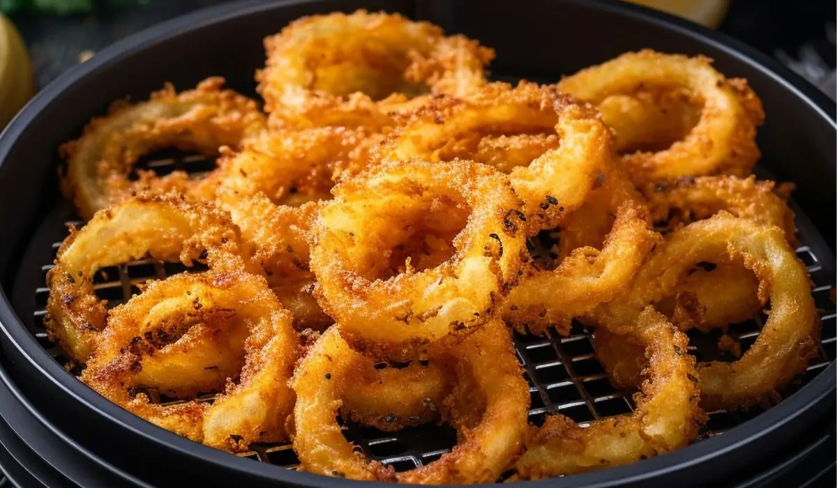 Receita de Anéis de Cebola na Air Fryer