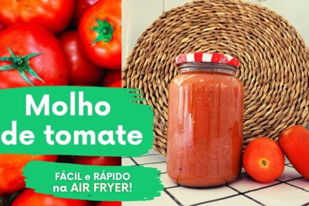 Receita de Molho de Tomate na Air Fryer