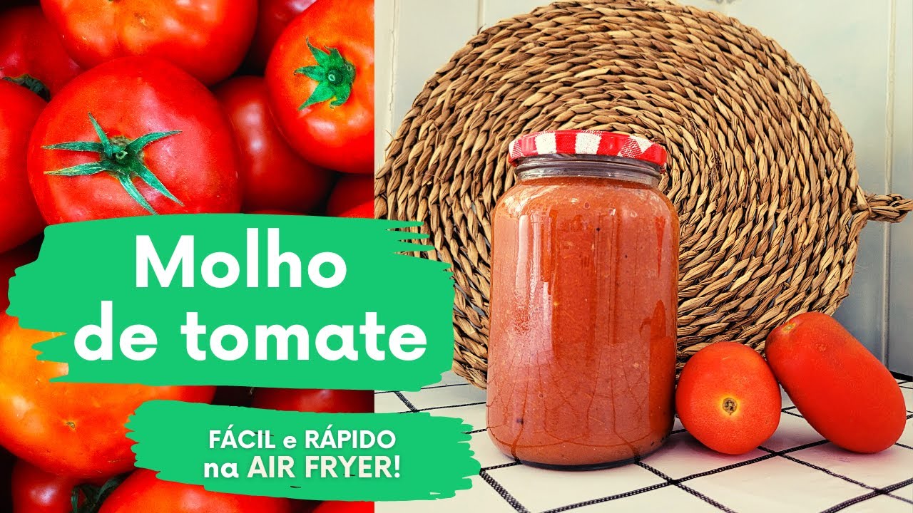 Receita de Molho de Tomate na Air Fryer