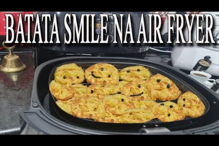 Receita de Batata Smile na Air Fryer