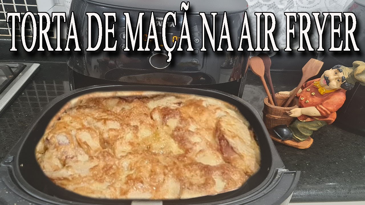 Receita de Torta de Maçã na Air Fryer