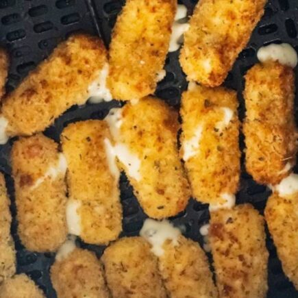 Receita de Sticks de Queijo na Air Fryer