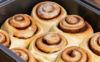 Receita de Cinnamon Rolls na Airfryer