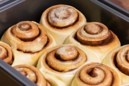 Receita de Cinnamon Rolls na Airfryer