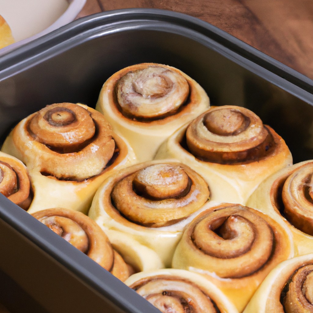 Receita de Cinnamon Rolls na Airfryer