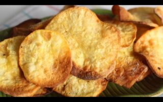 batata doce chips air fryer