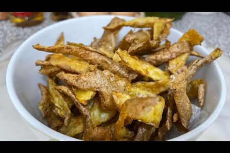 Cascas de Batata na Air Fryer - Evite o desperdício com uma receita saudável!