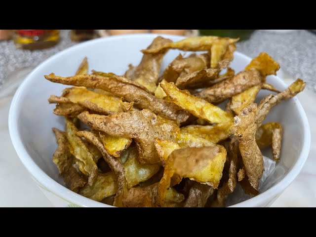 Cascas de Batata na Air Fryer - Evite o desperdício com uma receita saudável!