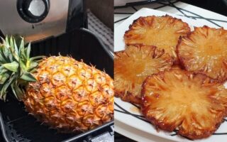 Receita de Abacaxi Assado na Airfryer