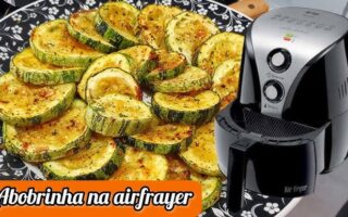 Receita de Abobrinha Assada na Air Fryer