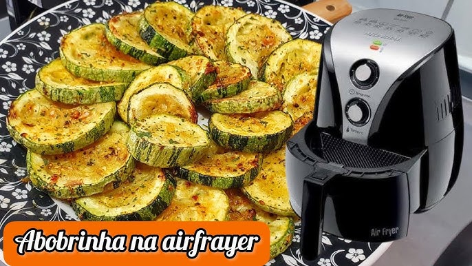 Receita de Abobrinha Assada na Air Fryer