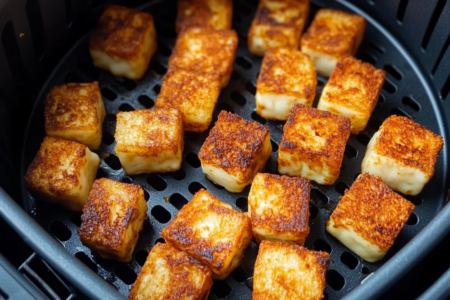 Receita de Queijo Coalho na Air Fryer