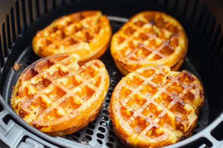 Receita de Waffle na Air Fryer