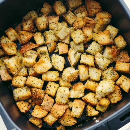 Receita de Croutons na Air Fryer