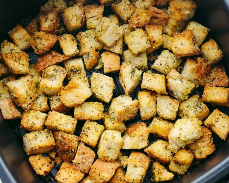 Receita de Croutons na Air Fryer