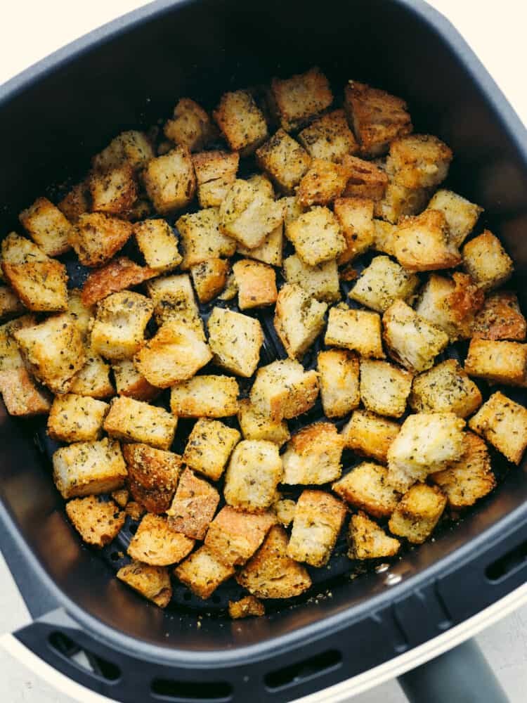 Receita de Croutons na Air Fryer