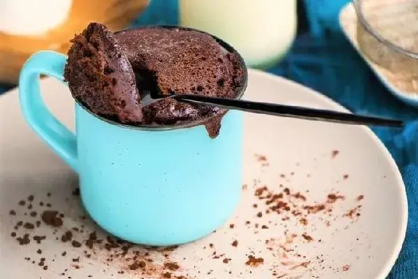 Receita de Bolo de Caneca na Air Fryer