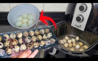OVOS DE CODORNA AIR FRYER