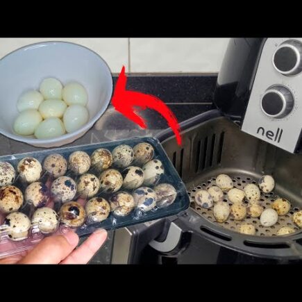 OVOS DE CODORNA AIR FRYER