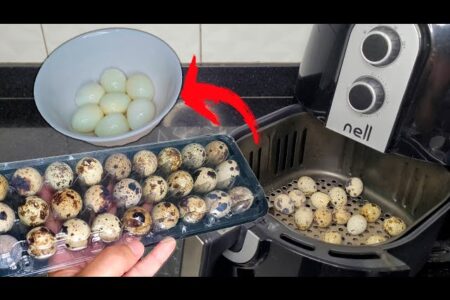 OVOS DE CODORNA AIR FRYER