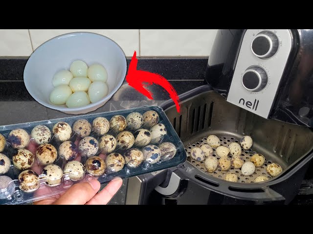 OVOS DE CODORNA AIR FRYER