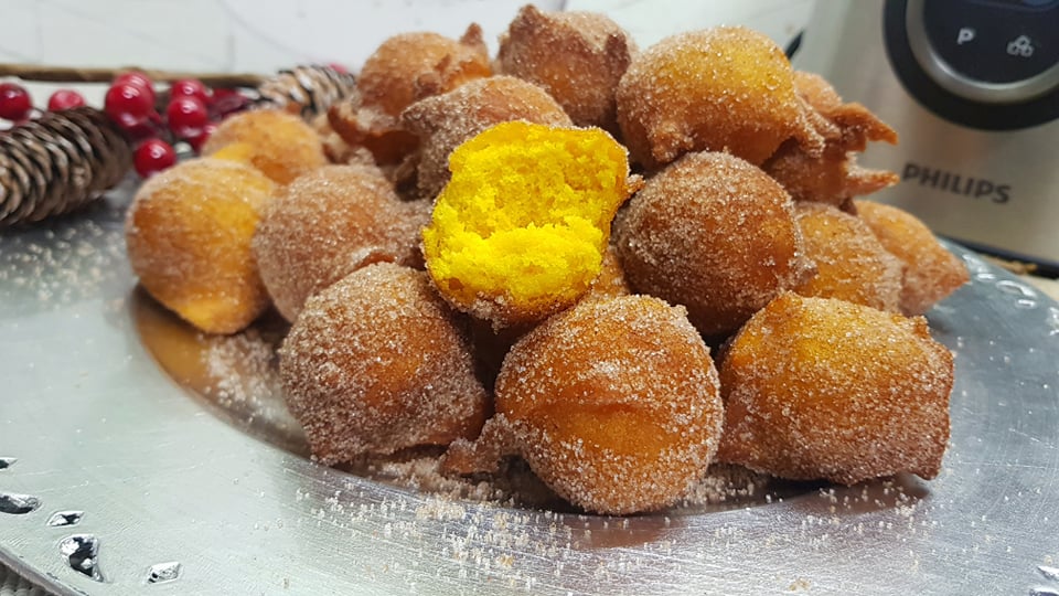 Receita de Sonhos de Cenoura na Air Fryer