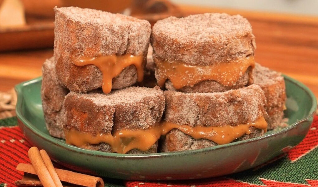 Receita de Rabanada Recheada na Air Fryer