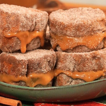 Receita de Rabanada Recheada na Air Fryer