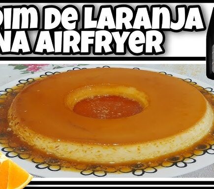 Receita de Pudim de Laranja na Air Fryer