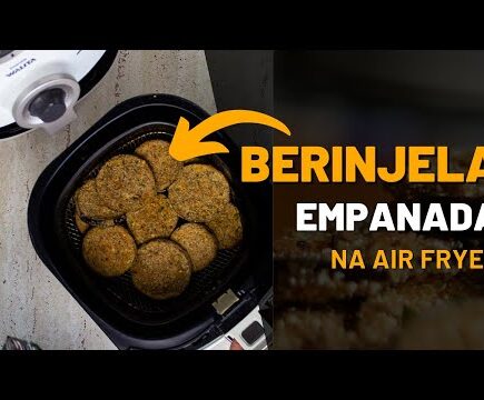 Receita de Berinjela Empanada na Air Fryer