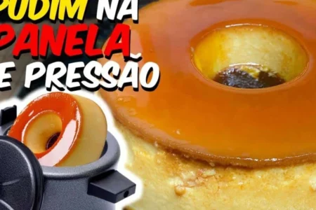 Receita de Pudim de Panela de Pressão - PRONTO EM 5 MINUTOS!!!