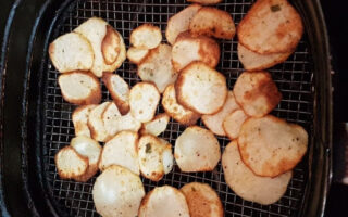 Receita de Chips de Inhame na Air Fryer