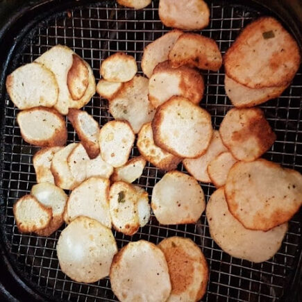 Receita de Chips de Inhame na Air Fryer