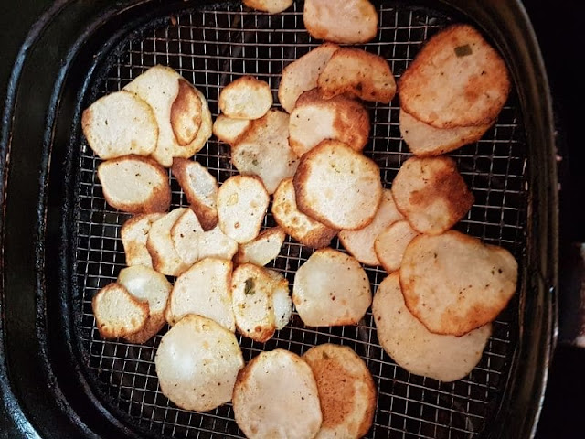 Receita de Chips de Inhame na Air Fryer