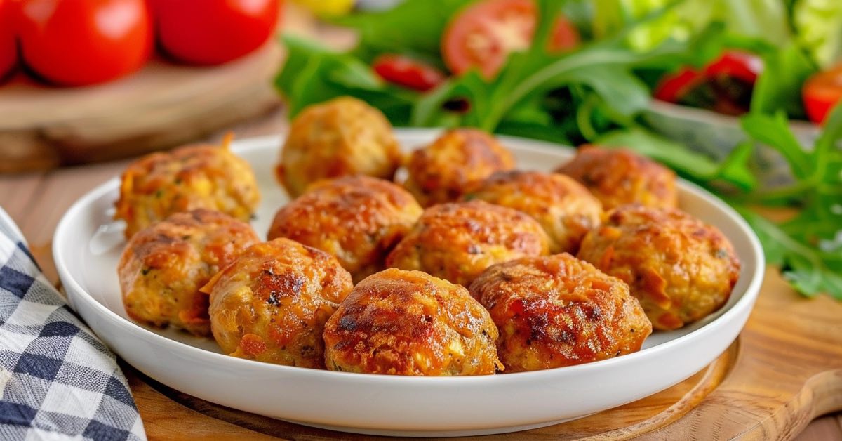 Receita de Almôndegas de Frango na Air Fryer