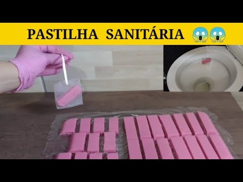 Aprenda a fazer Pastilha Sanitária Caseira – Leva apenas 2 ingredientes!!!