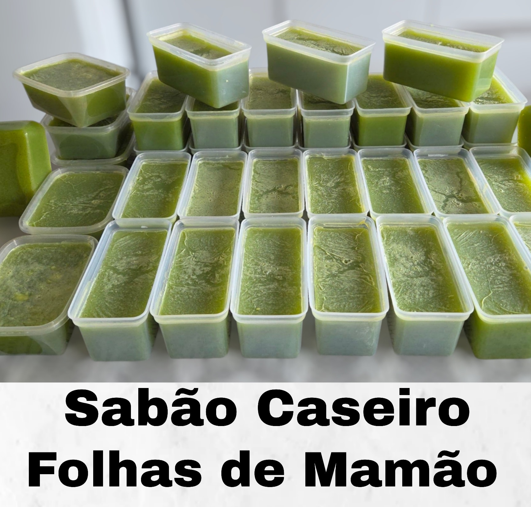 Receita de Sabão com Folhas de Mamão